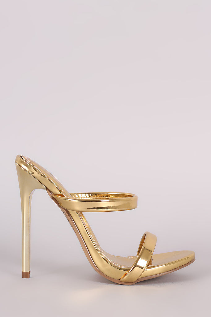 Shoe Republic LA Patent Two Band Stiletto Heel