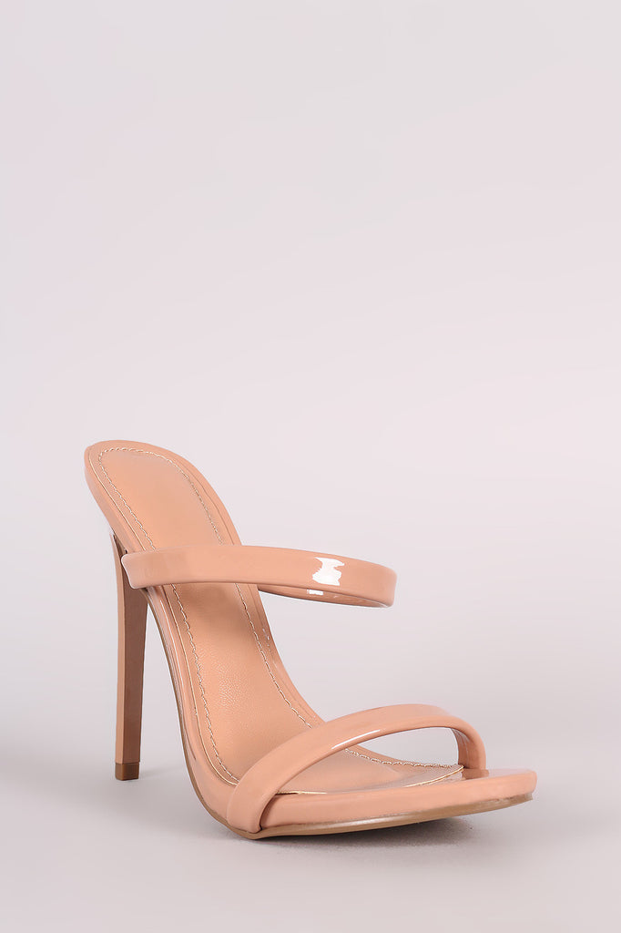Shoe Republic LA Patent Two Band Stiletto Heel