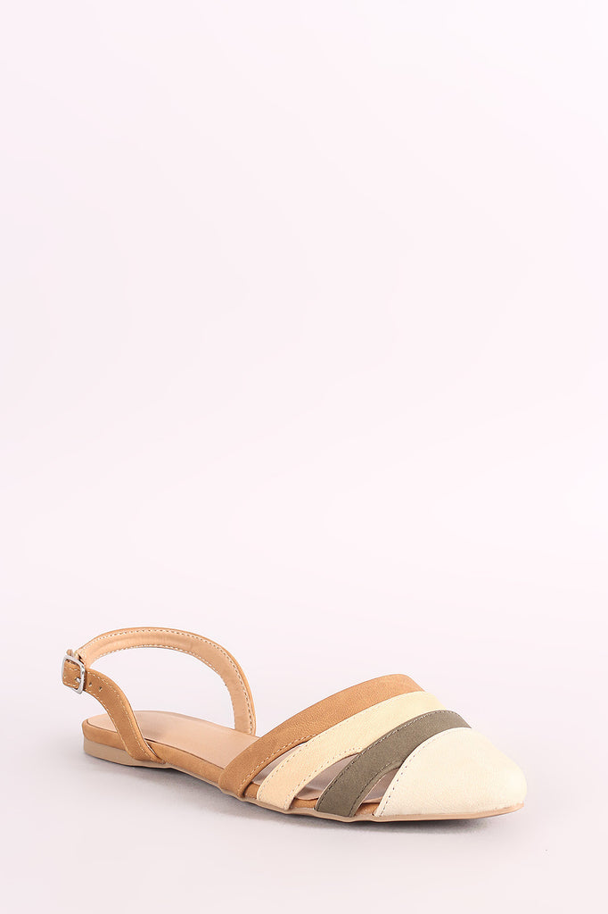 City Classified Colorblock Slingback Flat