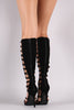 Shoe Republic LA Strappy Knotted Gladiator Heel