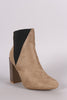 Elastic Gores Chunky Heel Booties