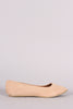 Liliana Suede Almond Toe Ballet Flat