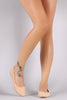 Liliana Suede Almond Toe Ballet Flat
