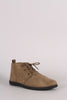 Suede Lace Up Desert Booties