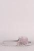 Liliana Faux Fur Lug Slide Sandals