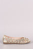 Liliana Mirror Metallic Caged Laser Cutout Flat
