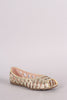 Liliana Mirror Metallic Caged Laser Cutout Flat