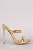 Shoe Republic LA Patent Two Band Stiletto Heel