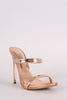 Shoe Republic LA Patent Two Band Stiletto Heel