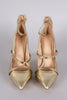 Liliana Metallic Trio Straps Stiletto Pump