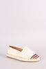 Bamboo Canvas Braided Espadrille Slip On Loafer Flat