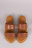 Bamboo Double Band Slide Sandal