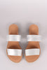 Qupid Double Band Slide Sandal