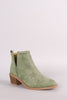 Qupid Side Slits Stars Cowgirl Booties