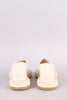 Bamboo Canvas Fun Patches Espadrille Flat
