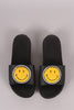 Bamboo Emoji Love Happy Face Slide Sandal