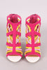 Shoe Republic LA Strappy Caged Open Toe Stiletto Heel