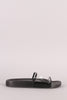 Lucite Band Open Toe Slide Sandal