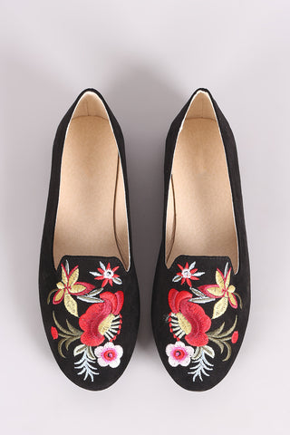 Pom Pom Round Toe Ankle Strap Dorsay Flat