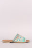 Liliana Tribal Embroidery Slide Sandal